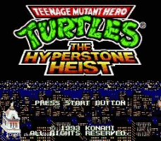 Teenage Mutant Hero Turtles - The Hypersone Heist Title Screen